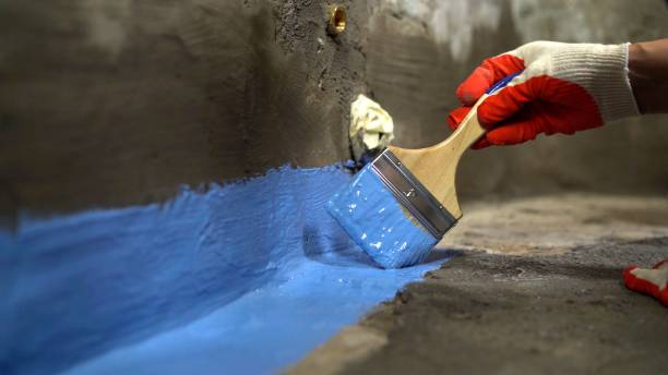 Commercial Waterproofing project at a Skokie, IL business property by SJ Waterproofing Pros